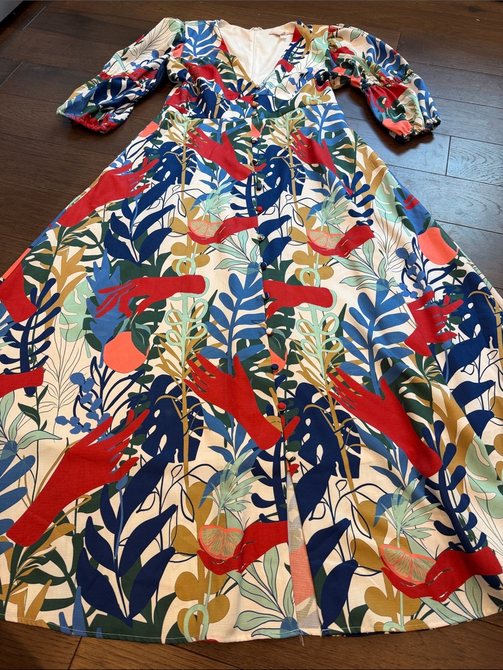Hutch Maxine Maxi Dress Size 10a C11-438 - Picture 6 of 10